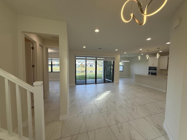 view of unfurnished living room