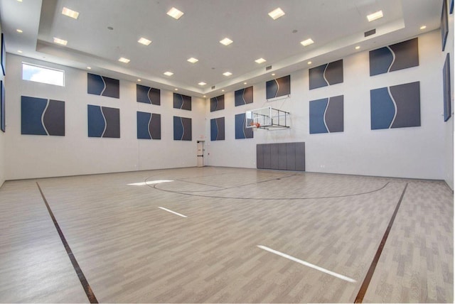 view of basketball court