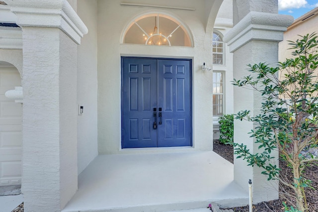 view of entrance to property