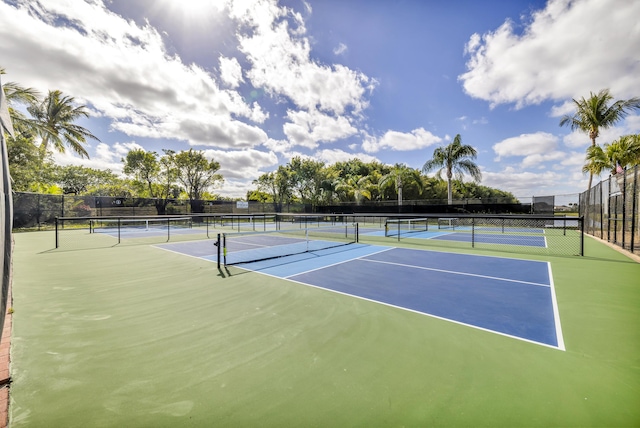 view of sport court with basketball court