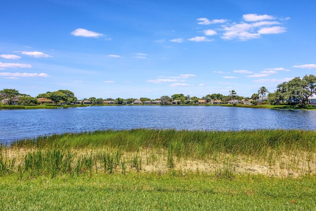 property view of water