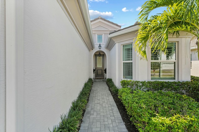 view of entrance to property