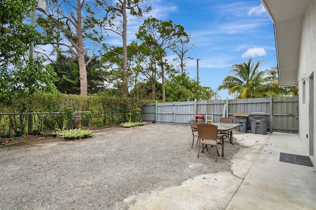 view of patio