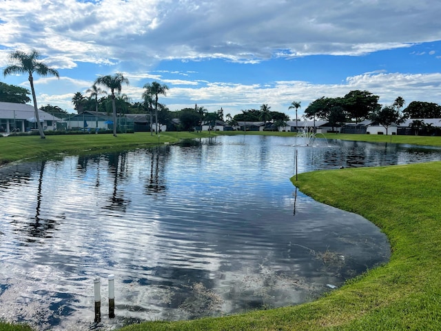 property view of water