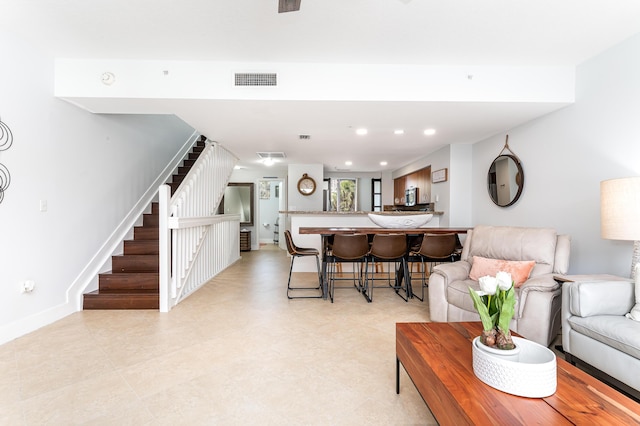 view of living room