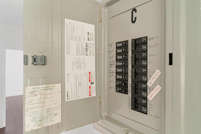 utilities with electric panel