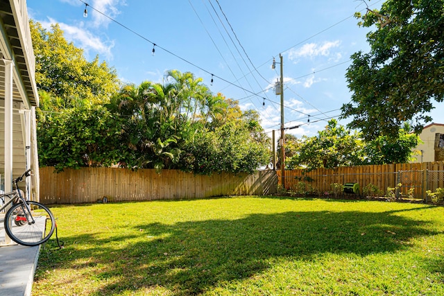 view of yard