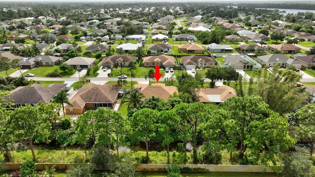 drone / aerial view featuring a residential view