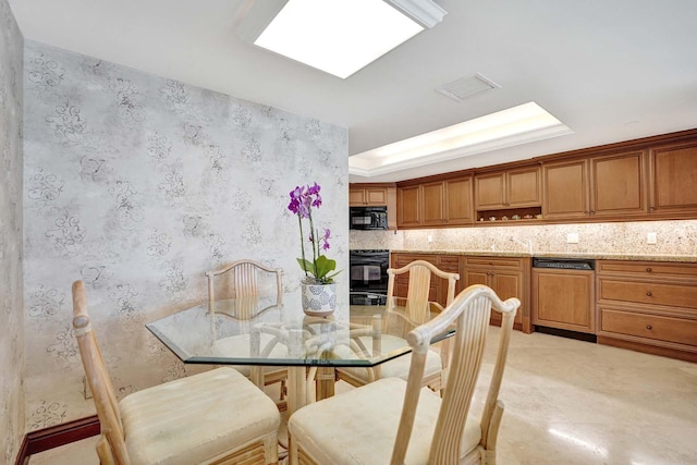 view of dining area