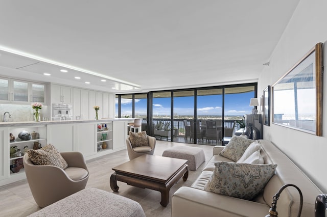 1900 Consulate Pl Unit 1902, West Palm Beach, FL 33401 - living room with expansive windows