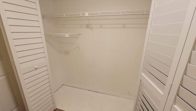 view of closet