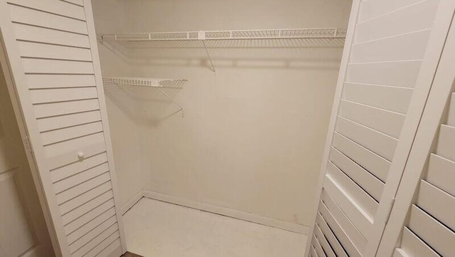 view of closet