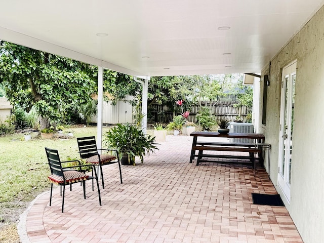 view of patio