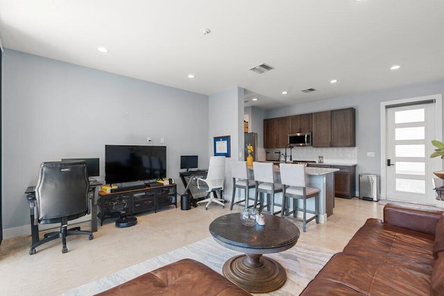 view of living room