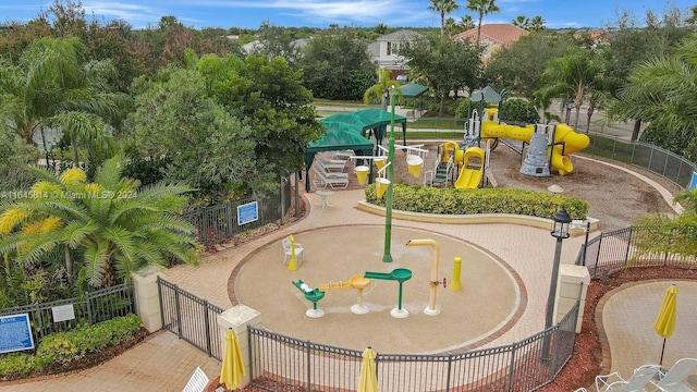 view of home's community with a playground