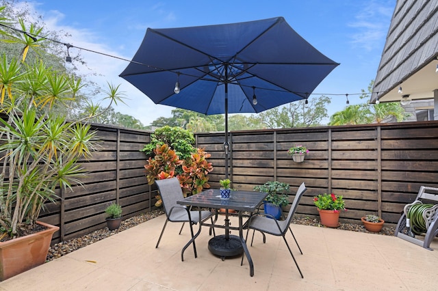 view of patio