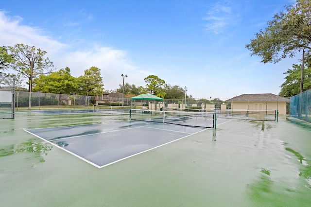 view of sport court