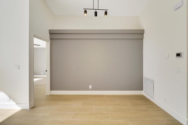 interior space with light hardwood / wood-style floors