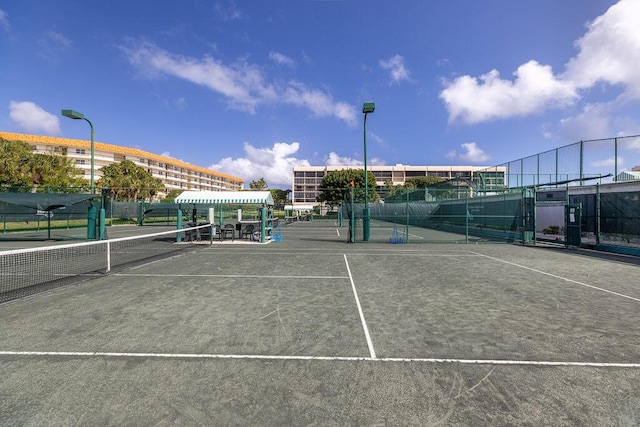 view of sport court