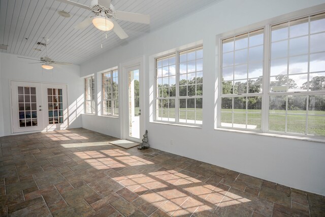 bedroom with french doors