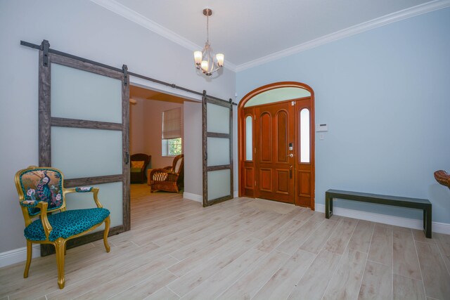 living room featuring light hardwood / wood-style floors, ceiling fan, french doors, and ornamental molding