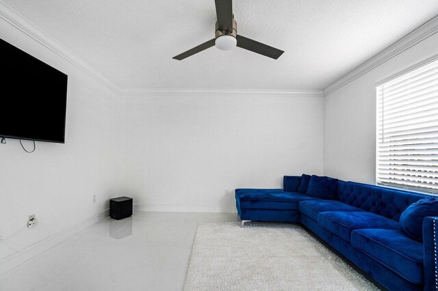 empty room with a textured ceiling