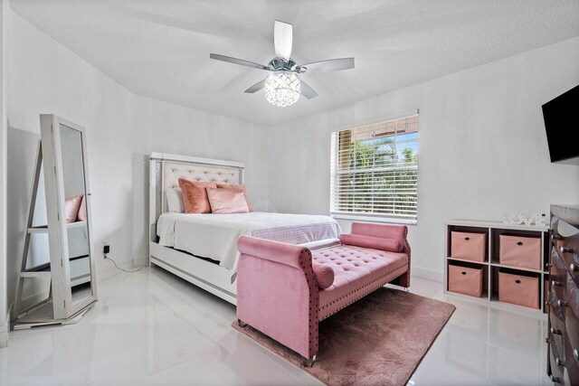 interior space with a wealth of natural light and light tile patterned floors