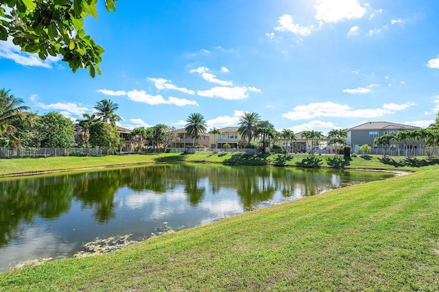 property view of water