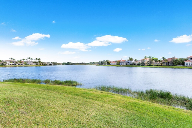 property view of water