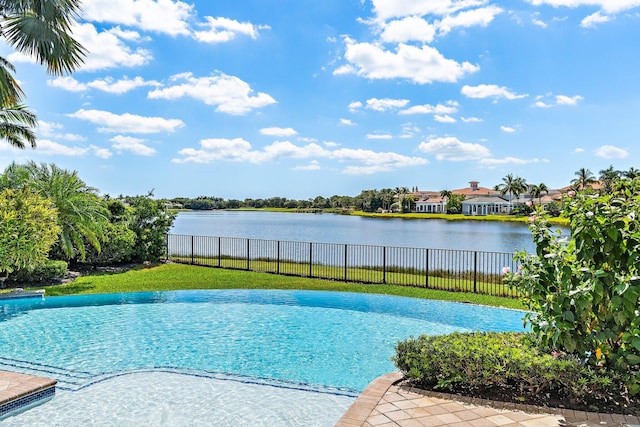 135 Playa Rienta Way, Palm Beach Gardens, FL 33418 - view of pool with a water view