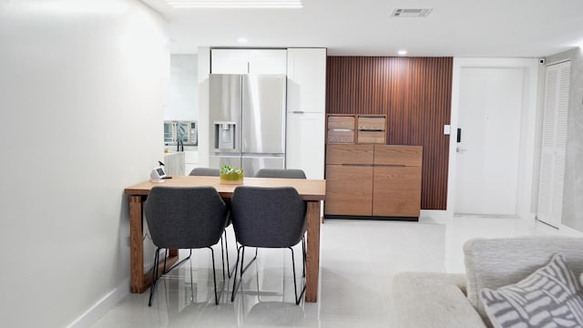 view of dining room