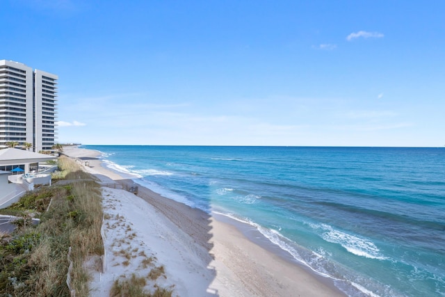 water view with a beach view