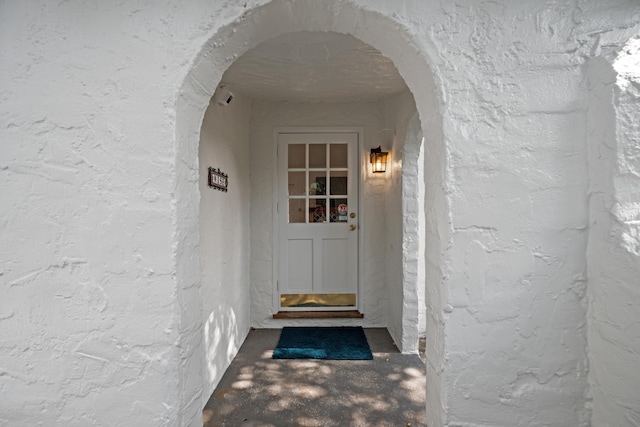 view of entrance to property