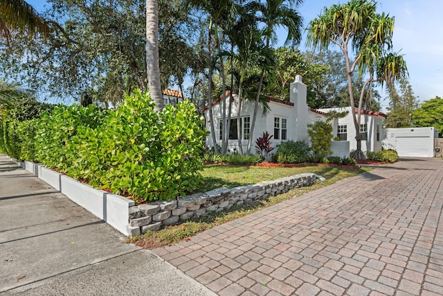 view of front of home