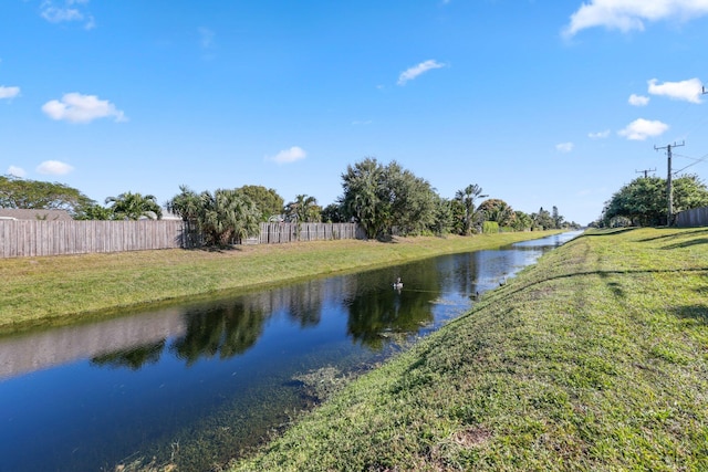 property view of water