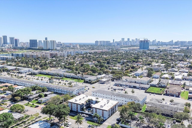 714 NE 10th St Unit 205, Hallandale Beach, FL 33009 - bird's eye view of a view of skyline