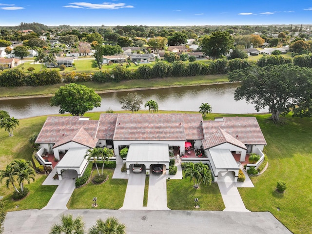 5650 Parkwalk Cir E, Boynton Beach, FL 33472 - aerial view with a water view