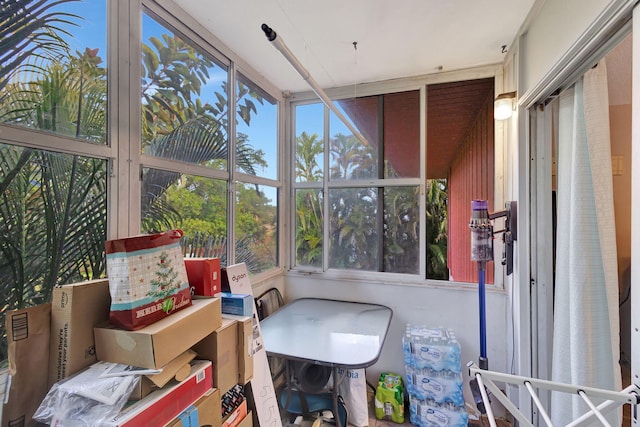 sunroom / solarium featuring plenty of natural light