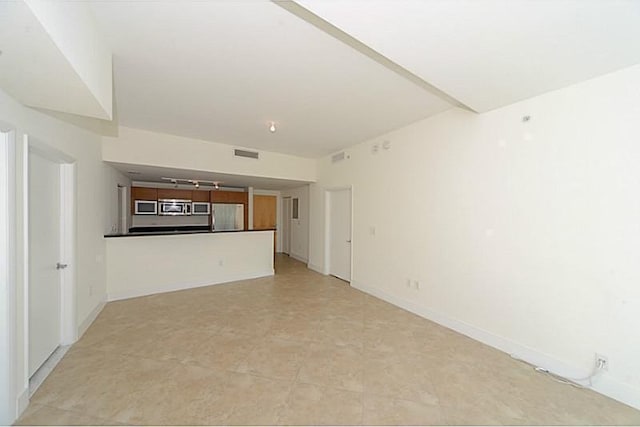 view of unfurnished living room