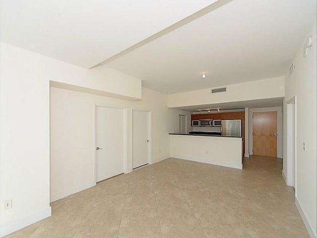 view of unfurnished living room