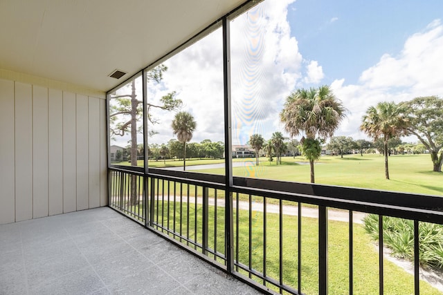 18520 SE Wood Haven Ln Unit I, Jupiter, FL 33469 - view of unfurnished sunroom