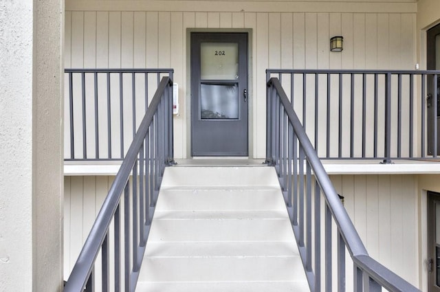 view of stairs