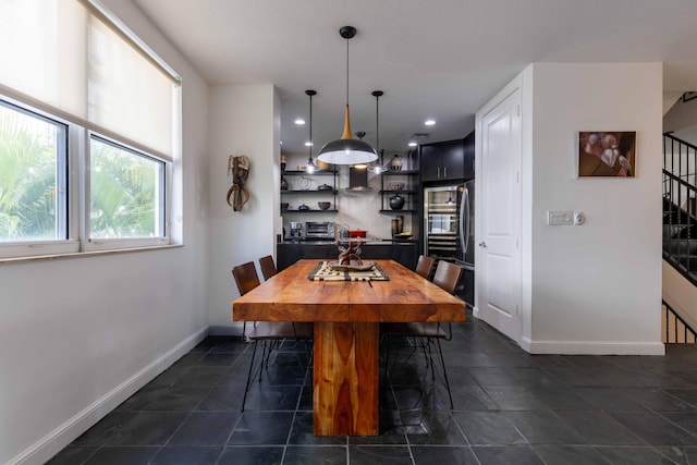 view of dining room