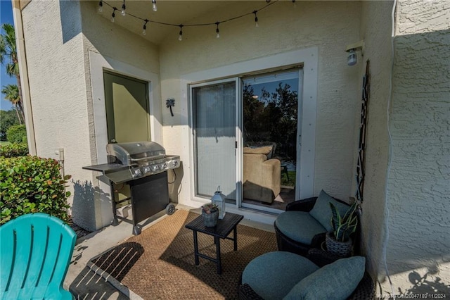 view of patio / terrace featuring grilling area