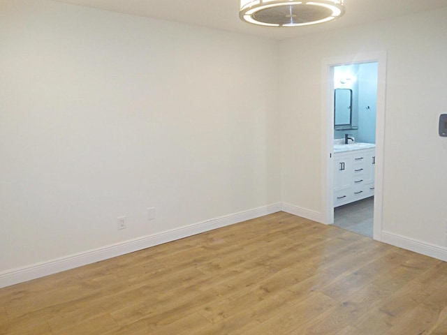 interior space with light hardwood / wood-style floors