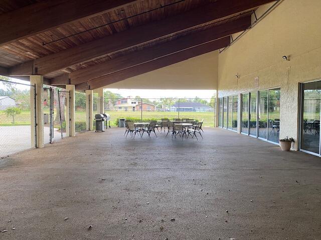 view of patio / terrace featuring a grill