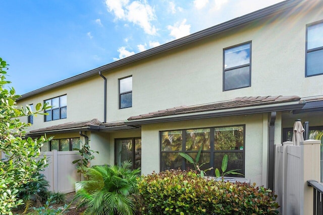 view of rear view of property