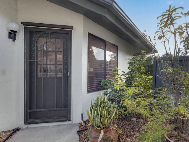 view of property entrance