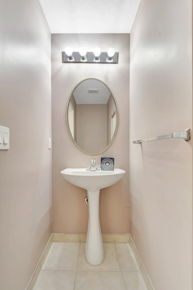 bathroom featuring tile patterned floors