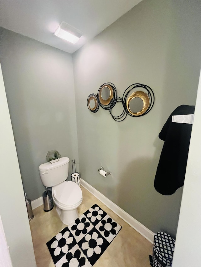 bathroom with toilet